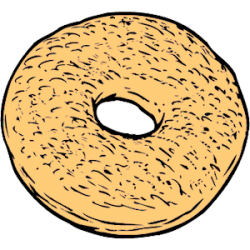 Bagel 2 clipart, cliparts of Bagel 2 free download (wmf, eps, emf ...