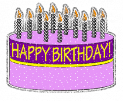 Moving clipart birthday cake - Pencil and in color moving clipart ...