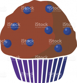 Blueberry Muffin clipart bakery item - Pencil and in color blueberry ...