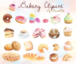 Bakery Clipart Cupcakes Clipart Sweets Dessert Clipart
