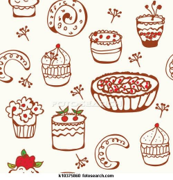 Baked goods Clipart and Stock Illustrations. 315 baked goods vector ...