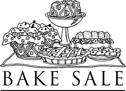 28+ Collection of Baked Goods Clipart Black And White | High quality ...
