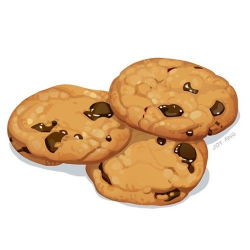 Chocolate chip cookies. Ref photo taken by reddit user weatherman35 ...