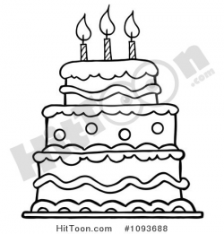 Birthday Cake Pencil Drawing at GetDrawings.com | Free for personal ...