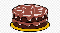 German chocolate cake Icing Birthday cake Clip art - Chocolate ...