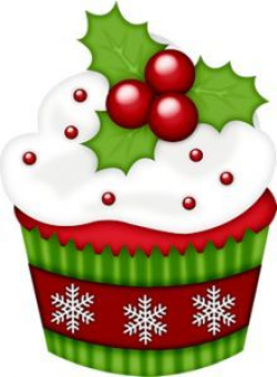 Holiday Cupcake Clipart #1 | Cricut & Other Cutting MachinesTips and ...
