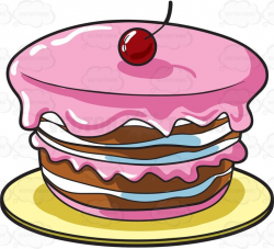 A Round Homemade Cake | Homemade cakes