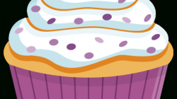 A Drawing Of A Cupcake Rainbow Birthday Clipart - Clipart Kid | We ...