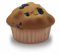 Clipart - Blueberry Muffin