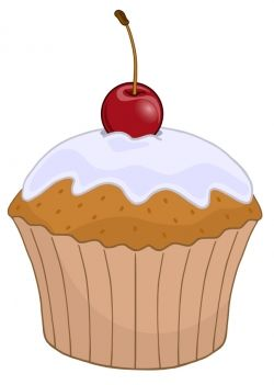 Cherry Top Cupcake Clipart | cricut fun | Pinterest | Clip art ...