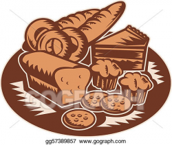 Clipart - Pastry products . Stock Illustration gg57389857 ...