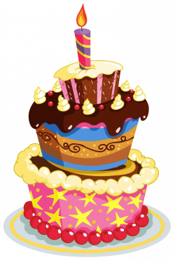 Birthday Cake Layers transparent PNG - StickPNG