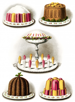 Desserts and Baked Goods ~ Free Vintage Graphic | Old Design Shop Blog