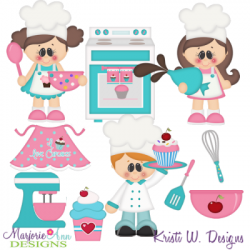 When I Grow Up~Cupcake Baker Cutting Files-Includes Clipart - $3.90 ...