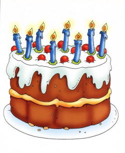 Image of Birthday Cake Clip Art #341, Clipart Taart Thema Bakker ...