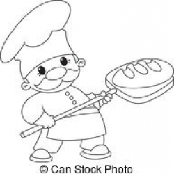 Baker Clipart Black And White - Letters