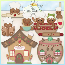 100 best Gingerbread Clip Art images on Pinterest | Printable crafts ...