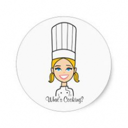 What's Cooking Sticker - Baker Girl | What s, Girls and Embroidery ...