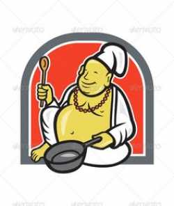 Chef Cooking Cartoon | Profession chef cook man cartoon figure ...