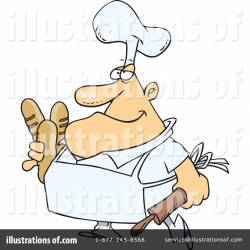 Baker Clipart #440484 - Illustration by toonaday