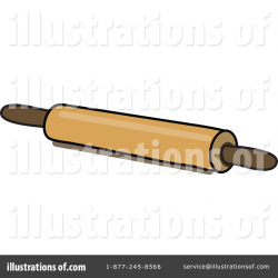 Rolling Pins Clipart #62581 - Illustration by Pams Clipart
