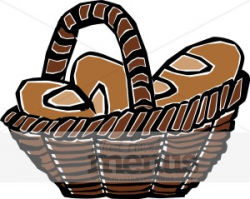 Bread Basket Clipart | Baked Goods Clipart