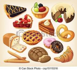 Cartoon Bakery Food Clip Art | Iron Foods | Pinterest | Clip art