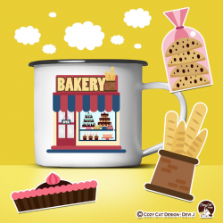 Cute Bakery Clipart , Bake , Cake , Bread and Jam Clipart | Clip ...