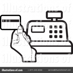 Cash Register Clipart #1250898 - Illustration by Lal Perera