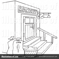 Bakery Clipart #1051438 - Illustration by dero
