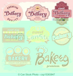 Vintage Bakery Clipart