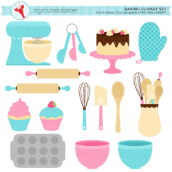 Baking Clipart Set clip art set of baking items personal