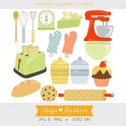 Cupcake Baking Utensils Clipart