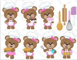 baking bear clip art | Receitas para cozinhar | Pinterest | Clip art