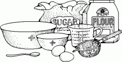 Baking Clip Art Black And White | Clipart Panda - Free Clipart Images