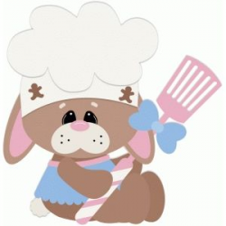 Baking bunny with spatula | Silhouette design, Bunny and Silhouette