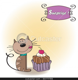 Baking clipart cat - Pencil and in color baking clipart cat