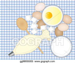 Vector Art - Home baking. Clipart Drawing gg98935005 - GoGraph