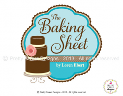 Cake Logo Design For Bakery Or Wedding Shop Wedding Logo