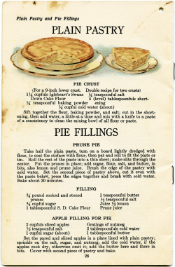 vintage pastry recipe, pie clip art, public domain recipe, old ...