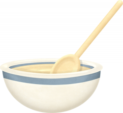 Mixing bowl and wooden spoon | Mutfak dekopaj | Pinterest | Wooden ...