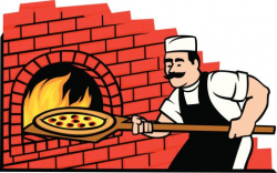 Cartoon Chef Cooking Pizza Clip Art, Vector Images & Illustrations ...