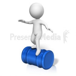 Figure Balance Act Barrel - Sports and Recreation - Great Clipart ...