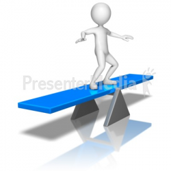 Stick Figure On Balance Board | Clipart Panda - Free Clipart Images