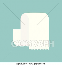 Vector Clipart - Empty paper bill. Vector Illustration gg90108846 ...