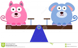 28+ Collection of Balanced Seesaw Clipart | High quality, free ...