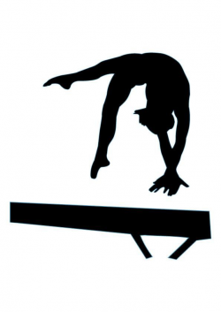 Gymnastics clipart boy on balance beam gymnastic clipart ...