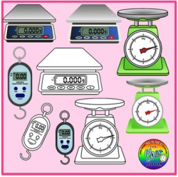 Mass and Weight Clipart by The Cher Room | Teachers Pay Teachers