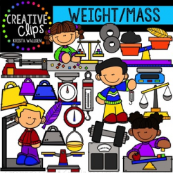 Weight and Mass: Measurement Clipart {Creative Clips Clipart} | TpT