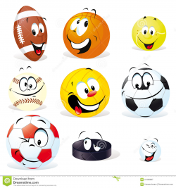 Cartoon Sports Ball Clipart